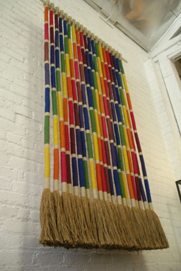 1970s Textile Wall Hanging by Michigan Artist Jane Knight at 1stDibs