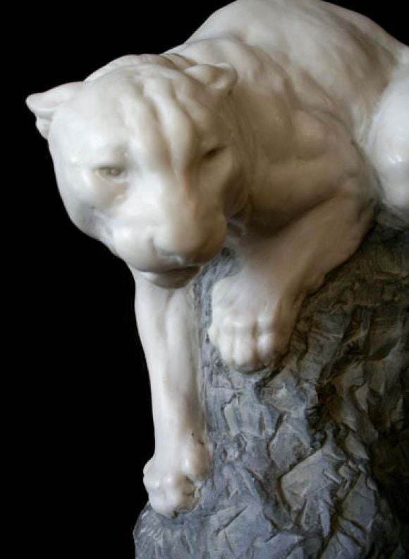 White Cougar Sculpture by Joseph Boulton at 1stDibs joseph boulton