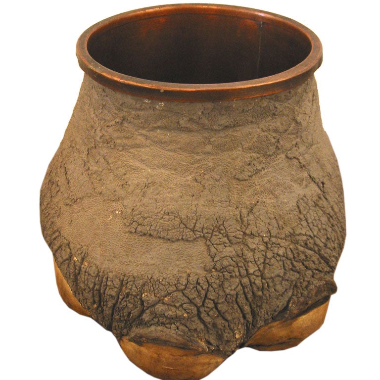 Elephant Foot Waste Can at 1stDibs