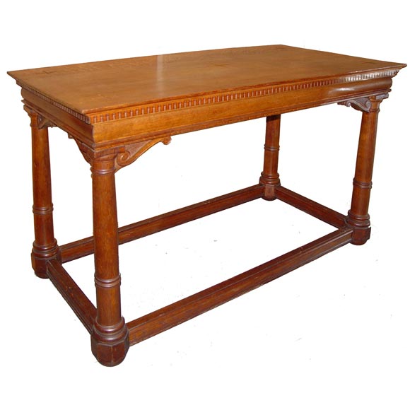 Antique Oak Kitchen Island 20 For Sale on 1stDibs