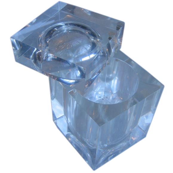 Lucite Ice Bucket at 1stdibs