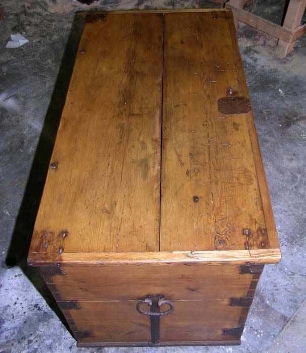 Large Antique Hope Chest, Blanket Box at 1stDibs