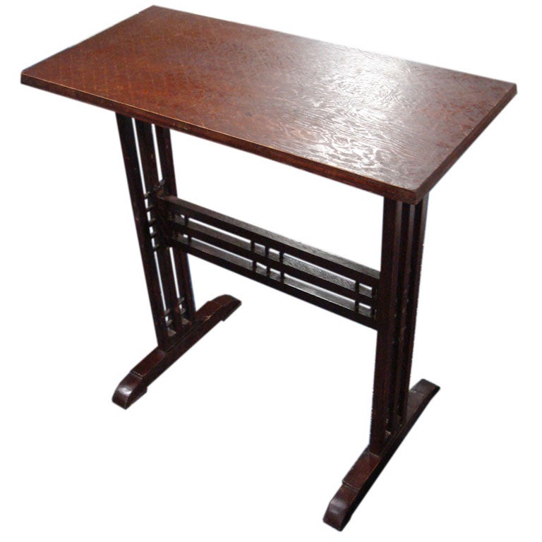 Mission Oak Side Table For Sale at 1stDibs
