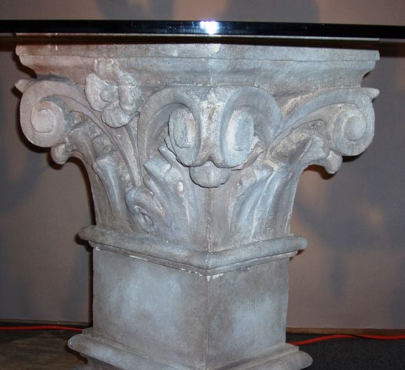 Stone Pedestal Table Base For Sale at 1stDibs stone pedestal base for