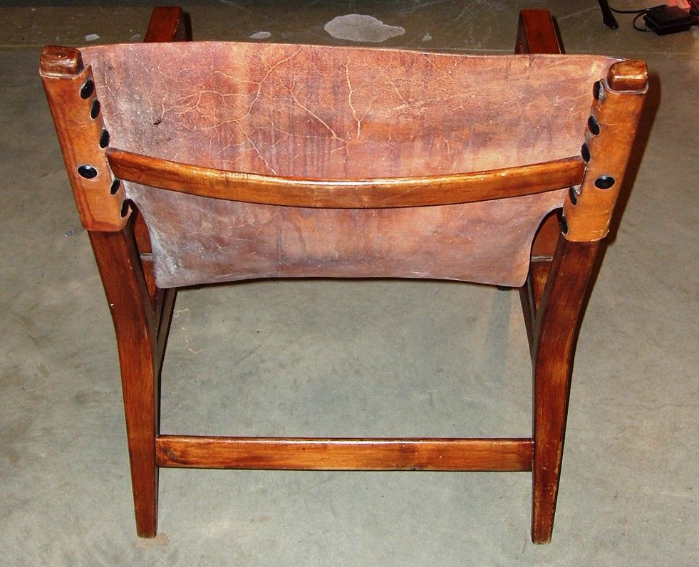 Pair of Leather Chairs at 1stdibs