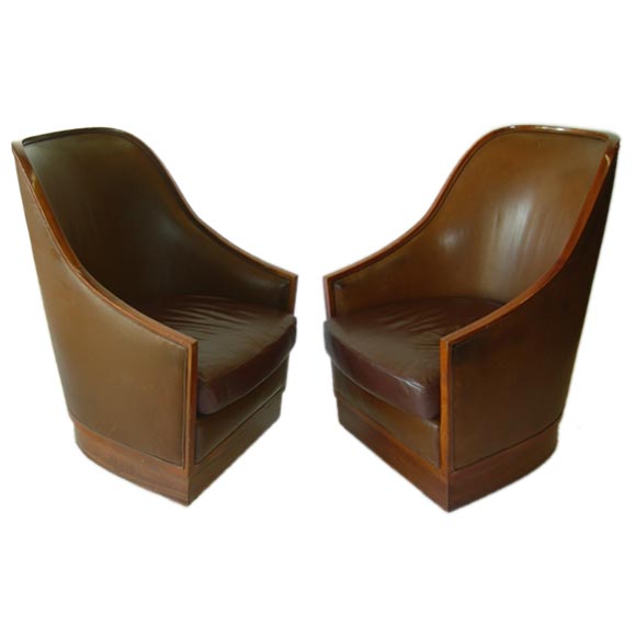I. M. Pei Leather Armchair from Four Seasons Hotel NYC at 1stDibs im