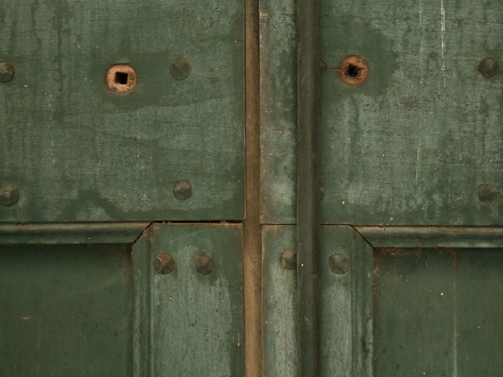 c.1790 French Painted Wine Cellar Doors at 1stDibs