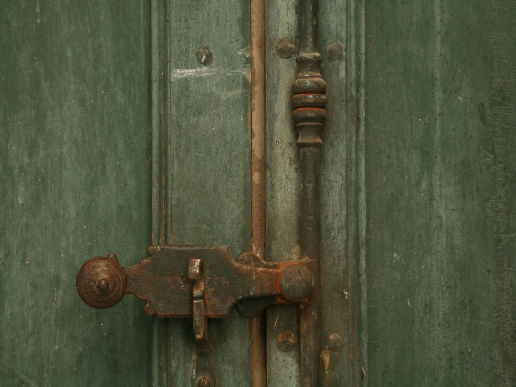 c.1790 French Painted Wine Cellar Doors at 1stDibs