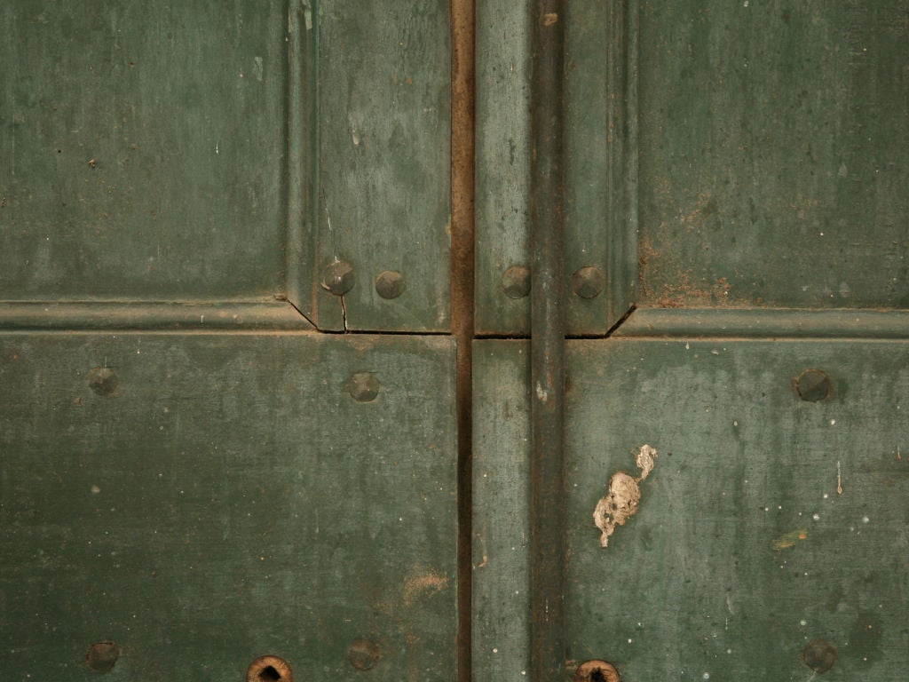 c.1790 French Painted Wine Cellar Doors at 1stDibs