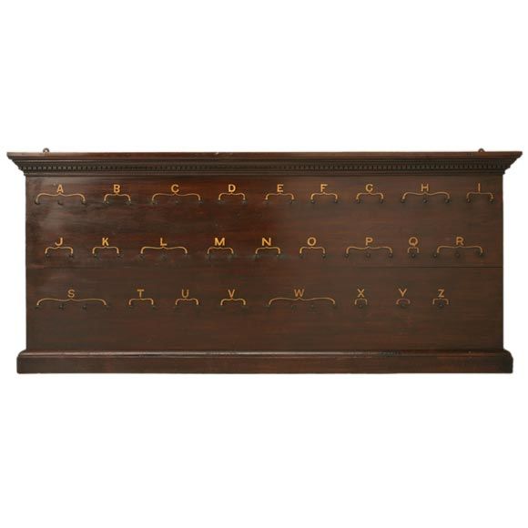 Antique Hotel Key Holder at 1stDibs vintage hotel key rack, antique