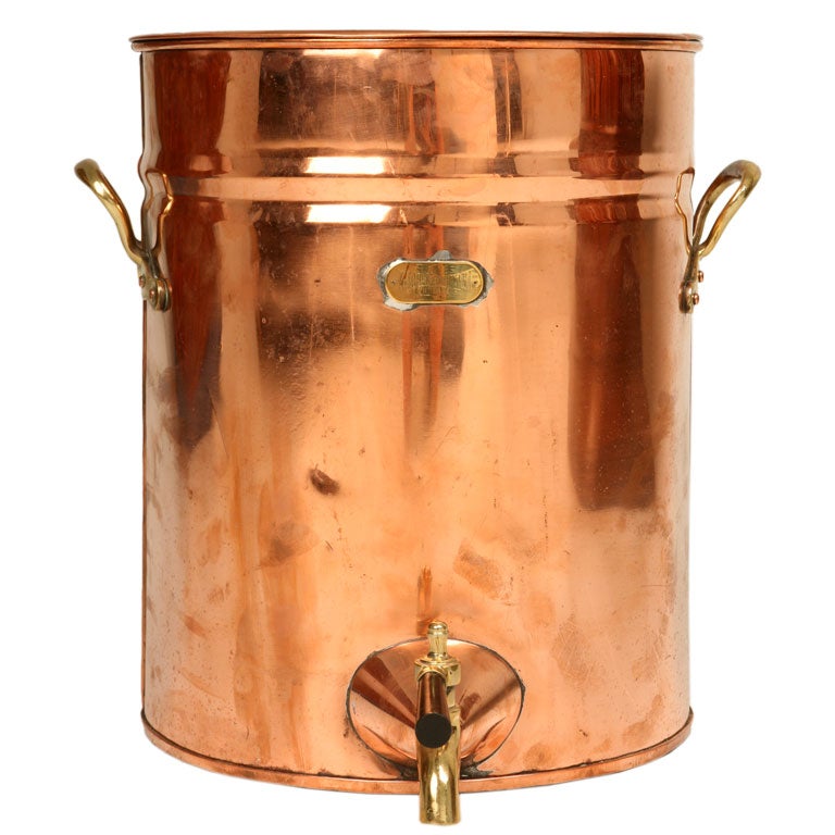c.1920 Brass and Copper Beverage Dispenser at 1stDibs handmade copper