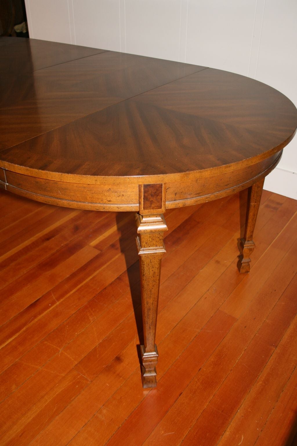 1970s PECAN WOOD DINING TABLE at 1stDibs american pecan dining table