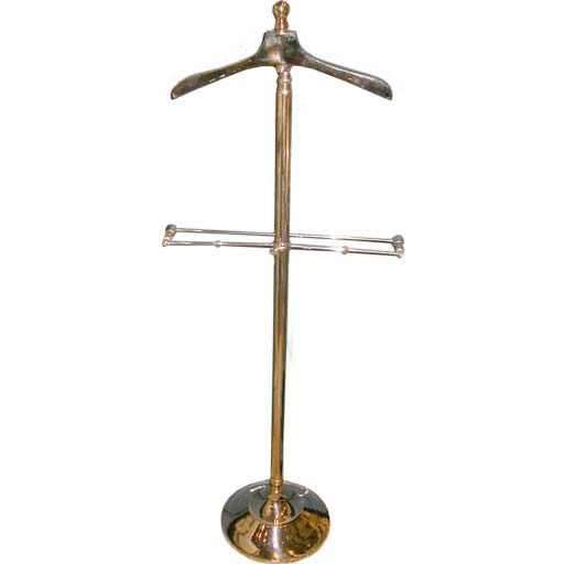 Chrome Metal Valet Stand For Sale at 1stDibs