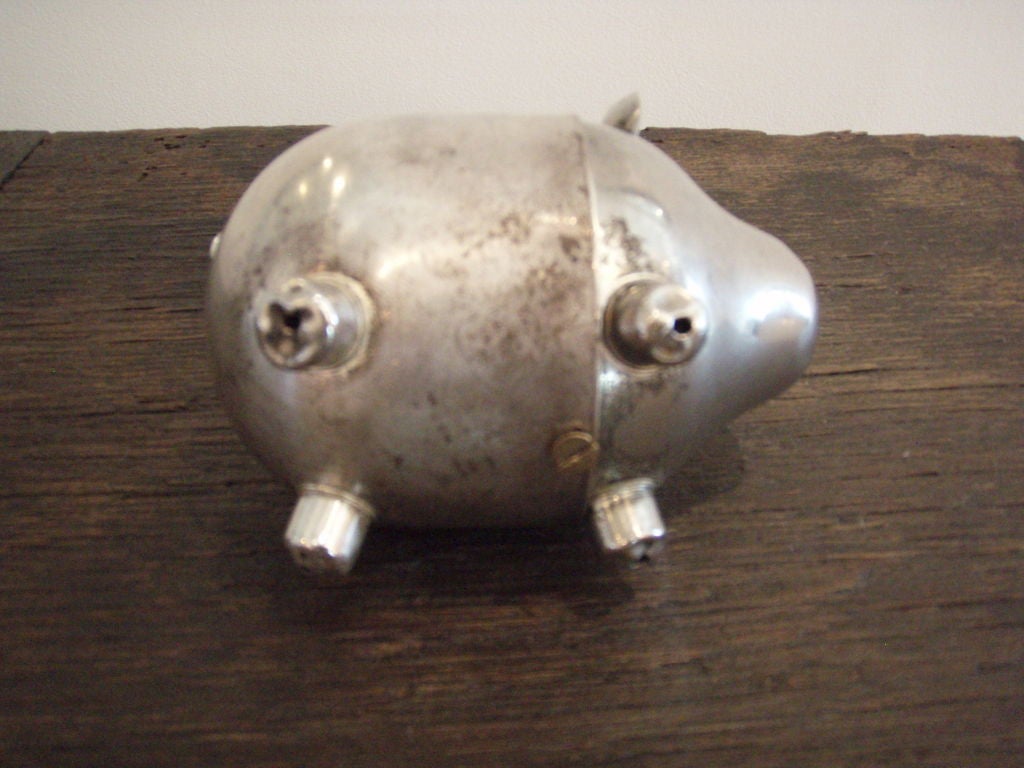Napier Silver Pig Bank at 1stDibs napier piggy bank, napier silver piggy bank