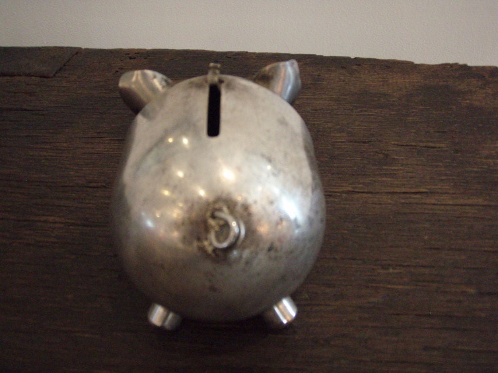 Napier Silver Pig Bank at 1stDibs napier piggy bank, napier silver piggy bank