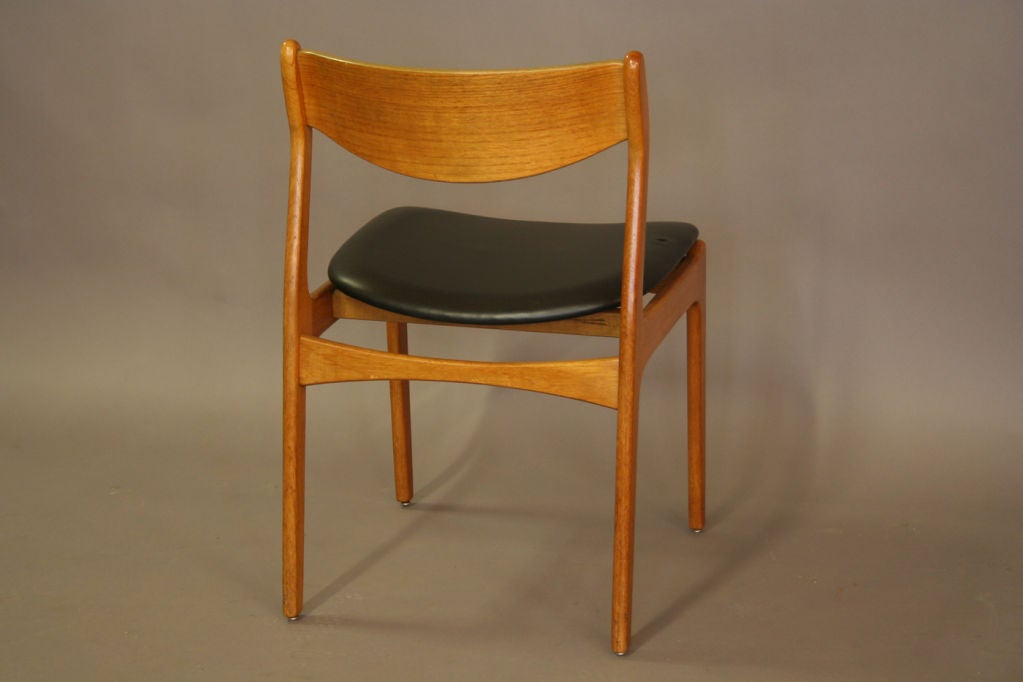 Dining chairs set of four Made in Denmark by Farso Stolefabrik at 1stDibs