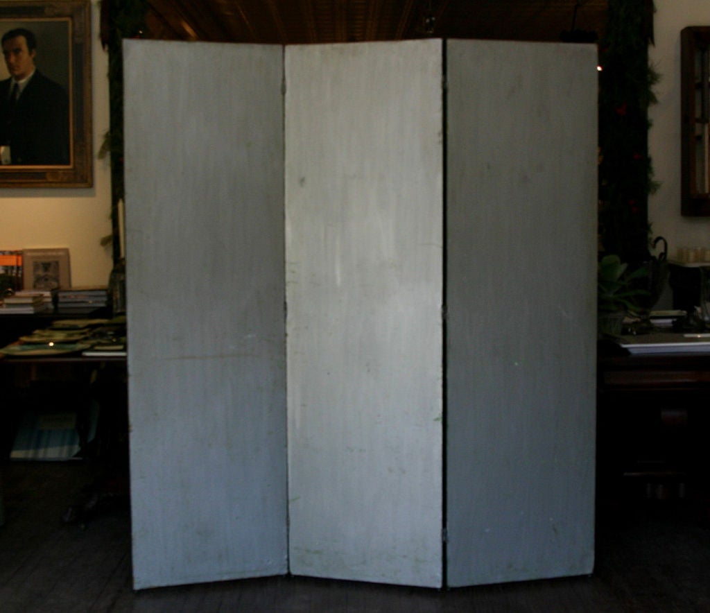 Zuber Three Part Screen at 1stdibs