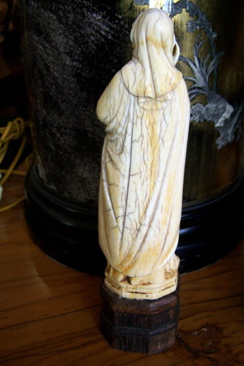 18th Century Carved Ivory Religious Figure at 1stDibs