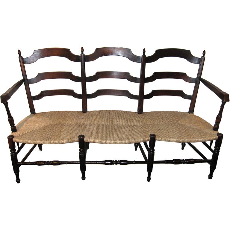 French Provincial Settee For Sale at 1stDibs