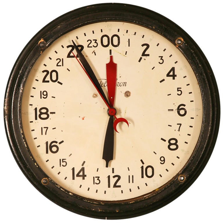 American Military Clock at 1stDibs vintage military wall clock
