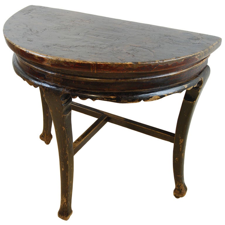 Antique Half Moon Table 7 For Sale on 1stDibs