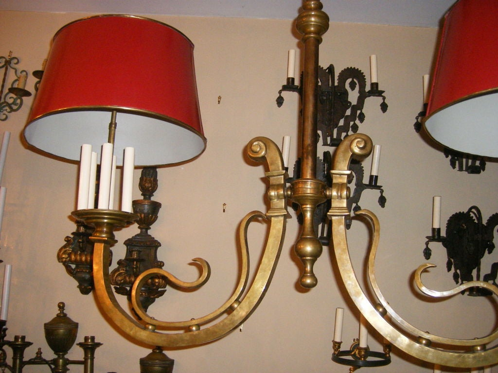 Billiard Light Fixture / Pool Table Chandelier at 1stdibs