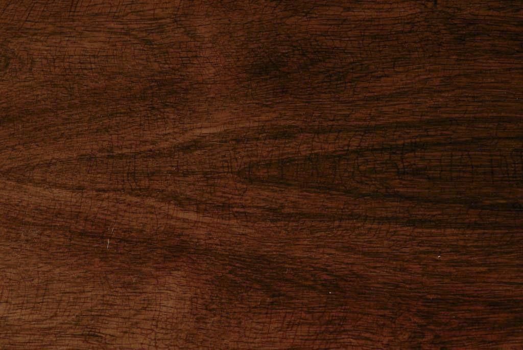 Rare Edward Pashayan Walnut and Silver Leaf Dining Table at 1stDibs