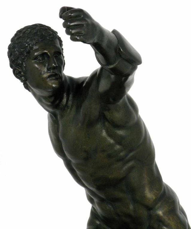 Very Fine Bronze Sculpture Depicting An Ancient Greek Athlete at 1stDibs