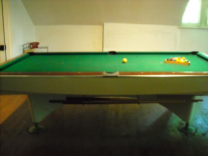 1950's Tournament Size Pool Table designed by PALMER at 1stDibs