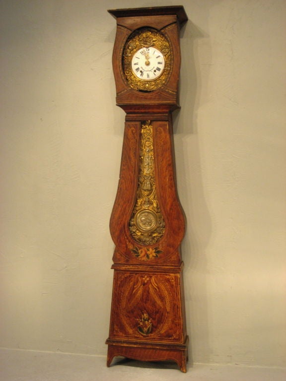 French Country Grandfather Clock at 1stDibs