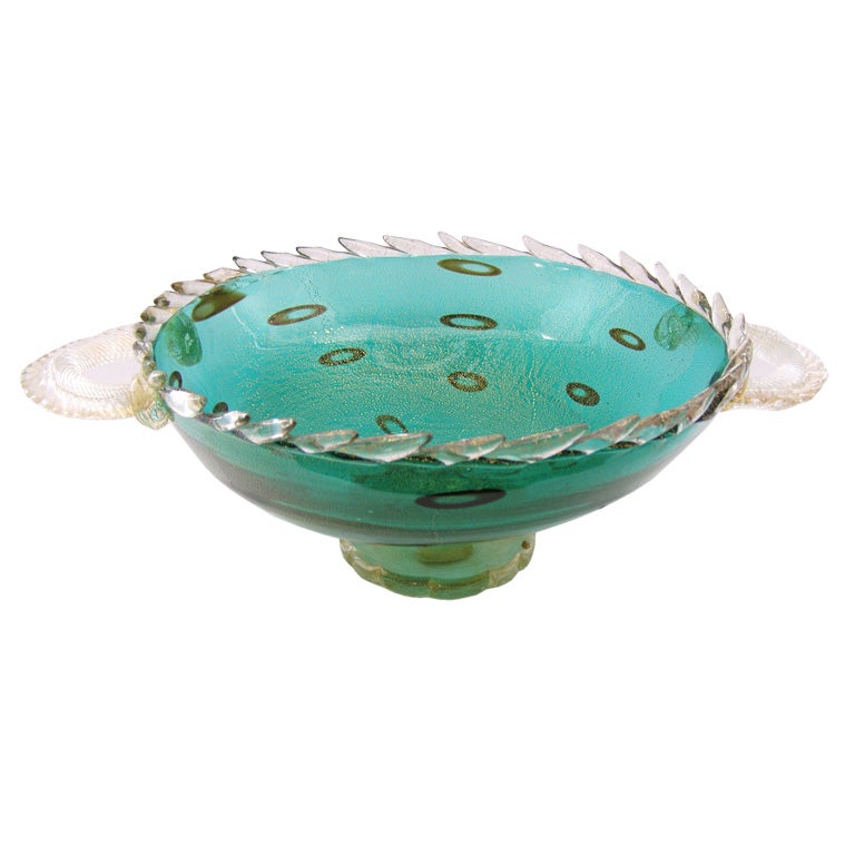 Murano Glass Centerpiece Bowl at 1stDibs