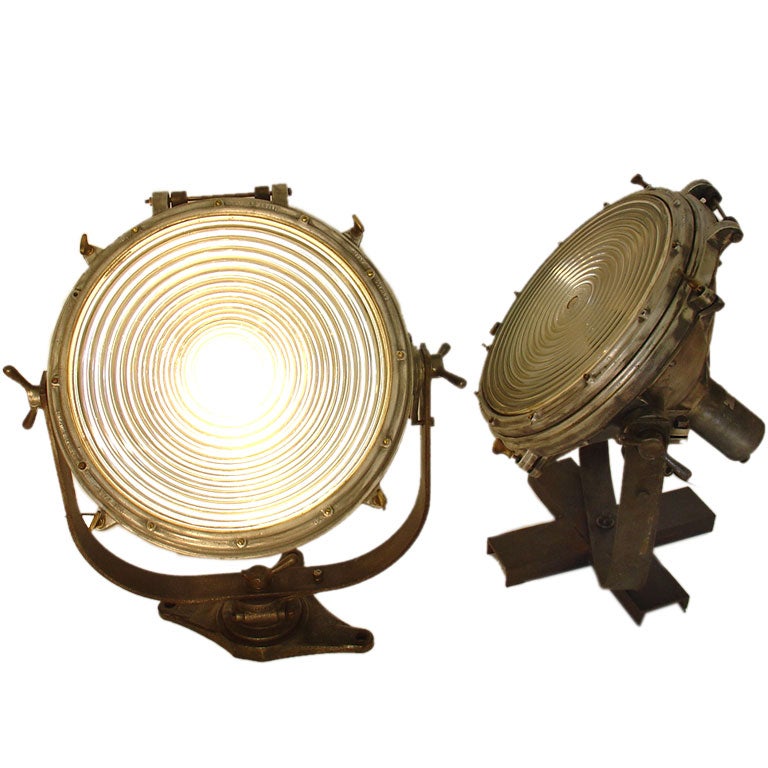 Pair Pyle National Industrial Spotlights at 1stDibs