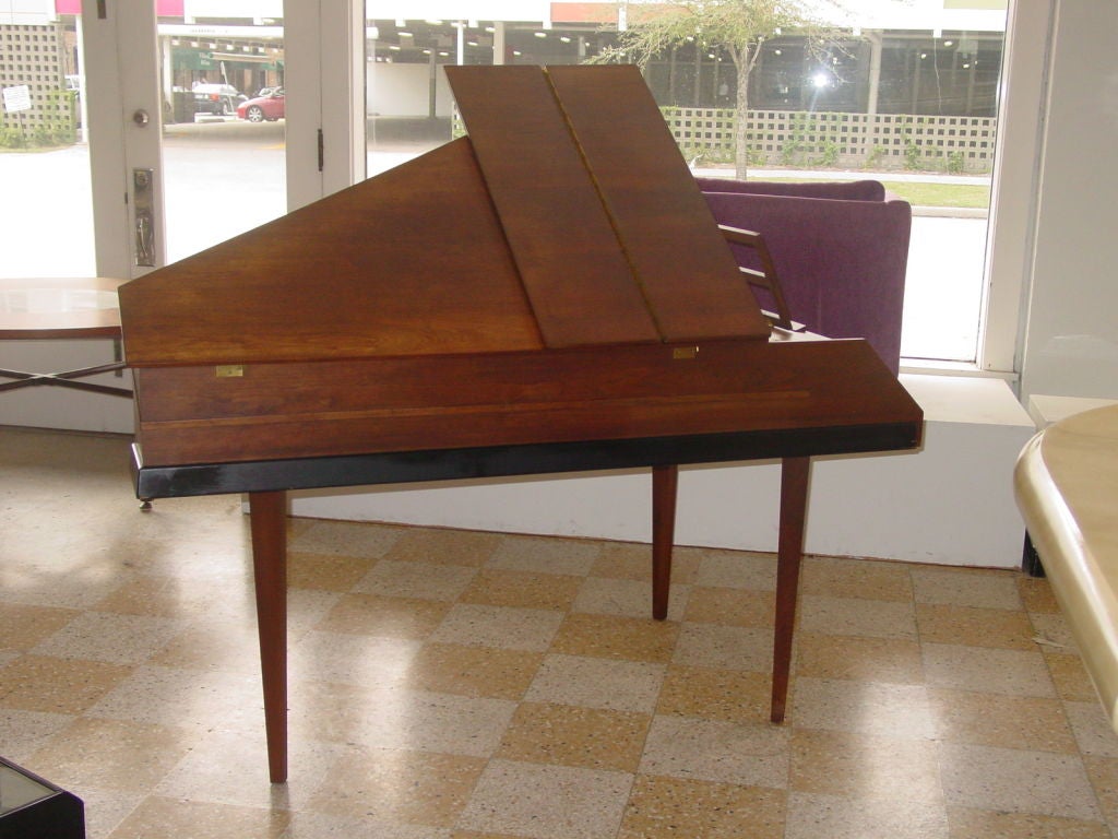 Vintage Harpsichord in Custom Walnut Case at 1stdibs