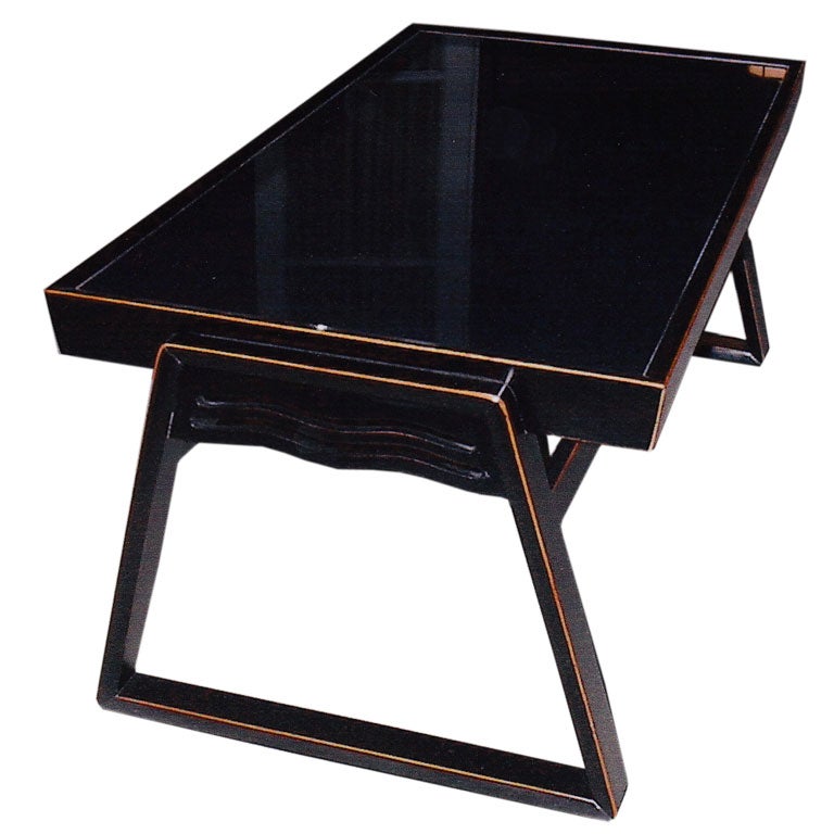 Japanese Black Lacquer Table at 1stDibs black lacquer furniture