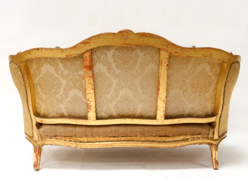Antique French Settee For Sale at 1stDibs