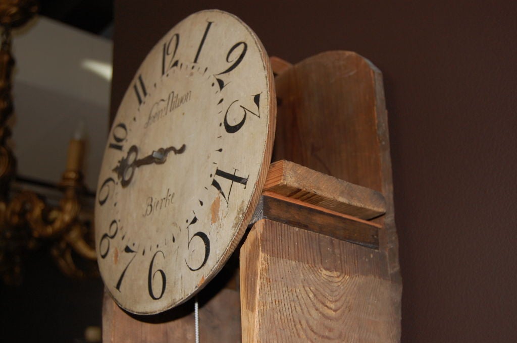 Antique Norwegian Floor Clock at 1stdibs