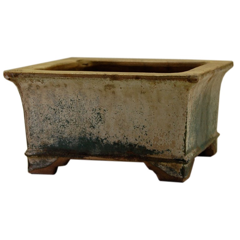 Square Chinese Planter For Sale at 1stDibs