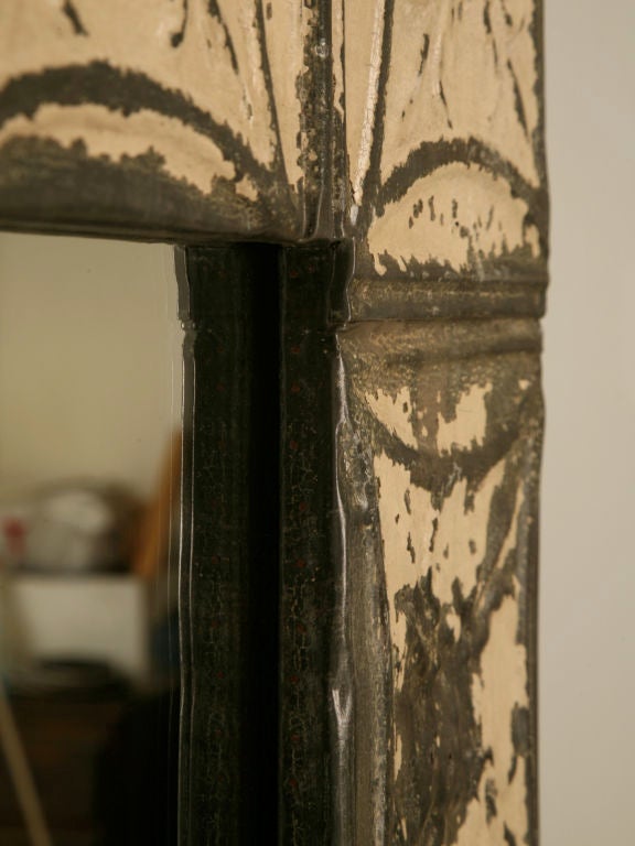 Antique Tin Ceiling Tile Framed Mirror at 1stDibs tin tile mirror