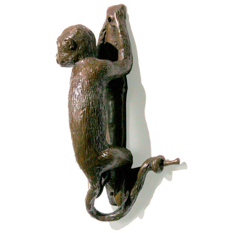 MONKEY DOOR HANDLES at 1stDibs door monkey, monkey door knob, monkey