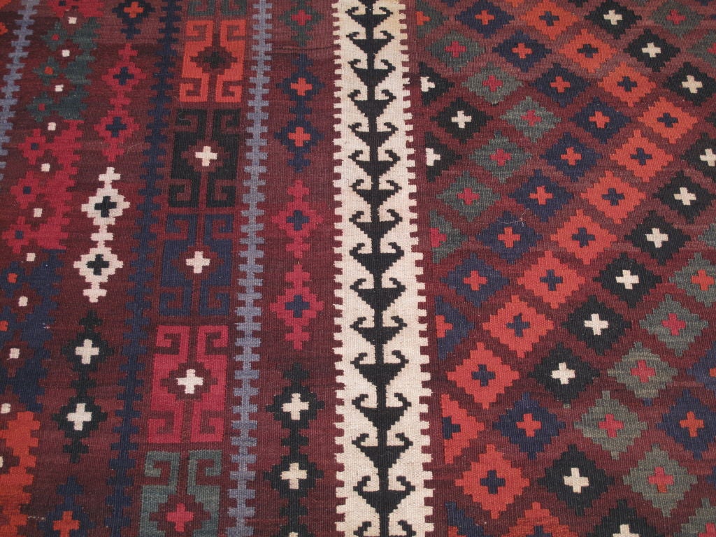 Large Afghan, Uzbek Kilim For Sale at 1stdibs