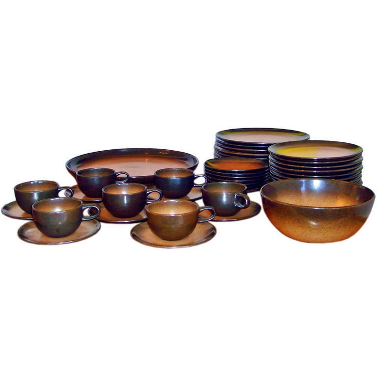 Heath Ceramics Dinnerware 42 pieces at 1stDibs