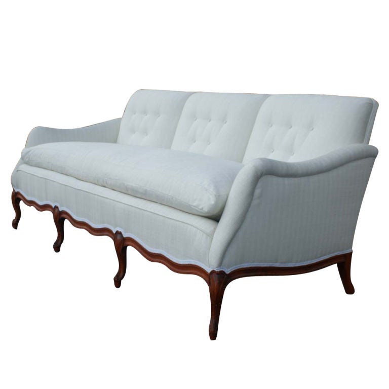 French Country Custom Made Sofa at 1stdibs