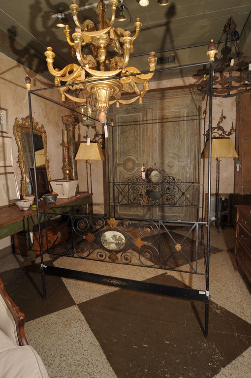 Italian Iron Bed at 1stdibs