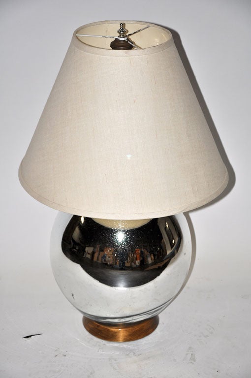 Bruce Eicher Mercury Glass Table Lamp For Sale at 1stDibs mercury