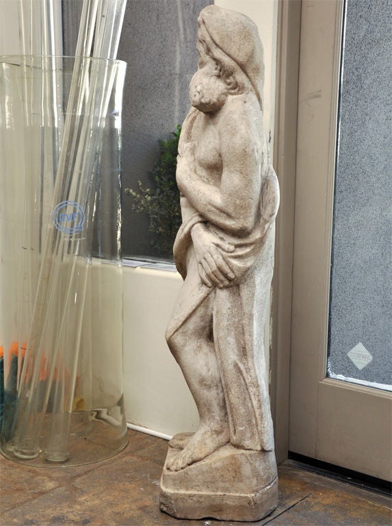 Pair 19th Century of Marble Statues For Sale at 1stDibs