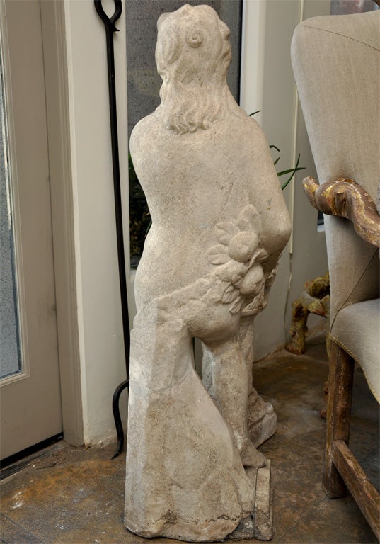 Pair 19th Century of Marble Statues For Sale at 1stDibs