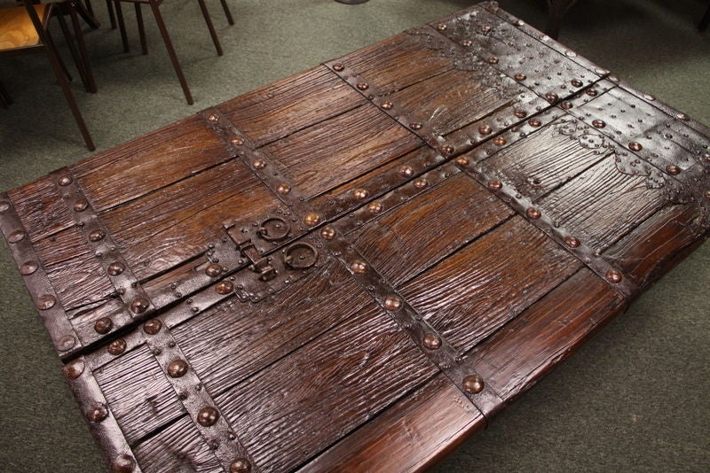 Large, Low Antique Chinese Door Coffee Table at 1stDibs antique door
