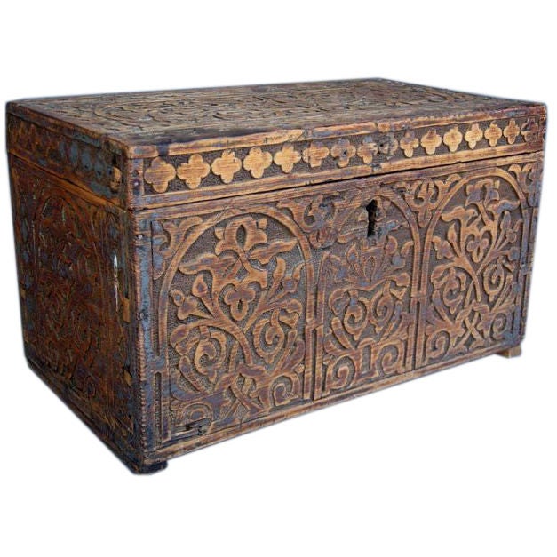 Antique Carved Moroccan Chest at 1stDibs moroccan chests, moroccan