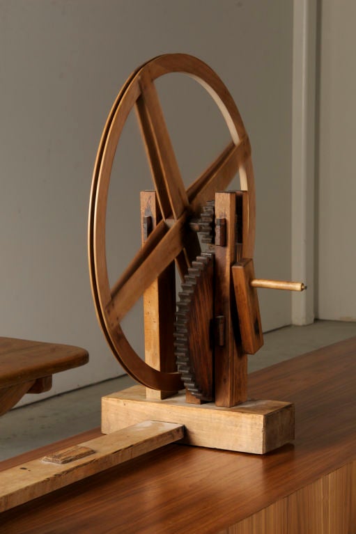 Charkha/Quill Spinning Wheel. at 1stdibs