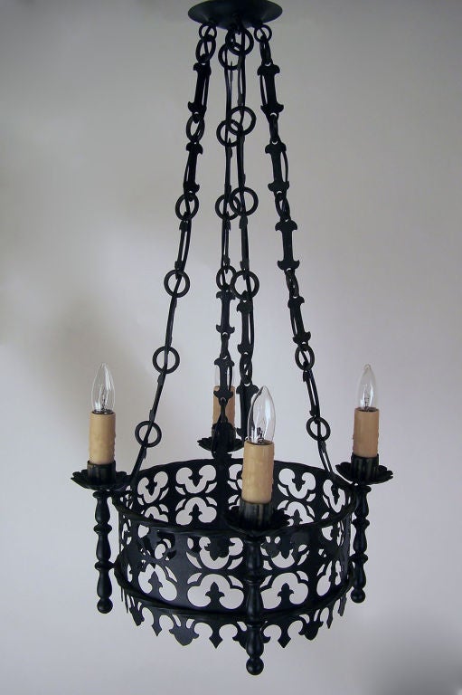 Spanish Mediterranean Style Light Fixture at 1stDibs